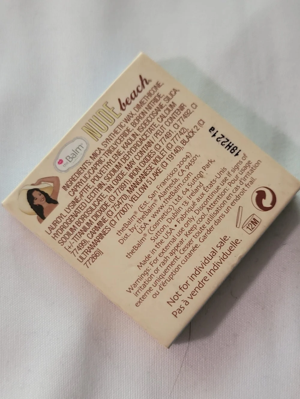 4/25 Bundle Item. the Balm Nude Beach Brave